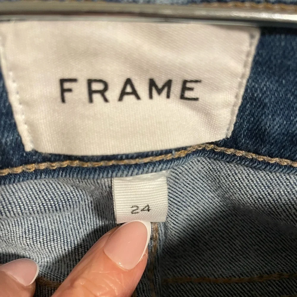 Frame Cropped Skinny Denim Jeans